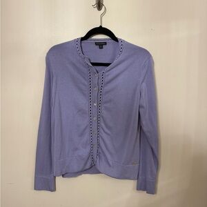 Brooks Brothers Lavender Cardigan